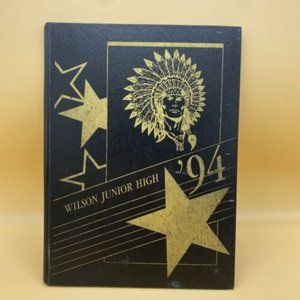 Woodrow Wilson Junior High 1994 Yearbook - Council Bluffs Iowa - vintage.